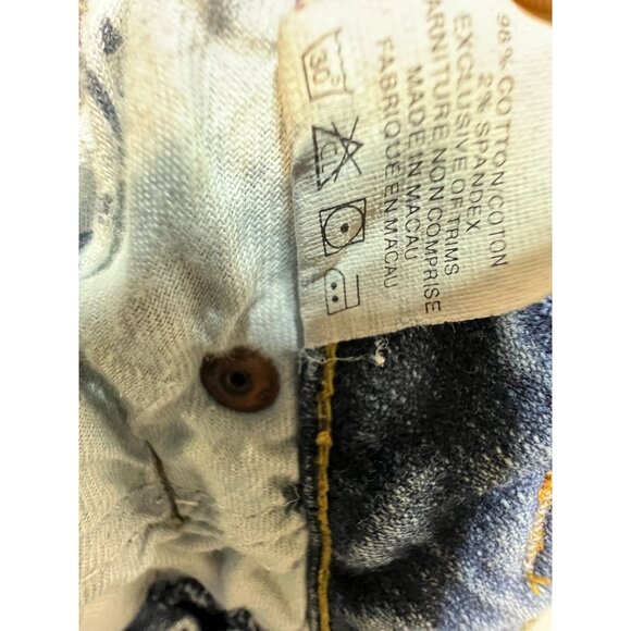 Silver Jeans Women's Santorini Capri Jeans Stretch Denim Size 30 Blue Faded Wash - Picture 5 of 10